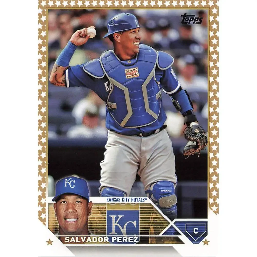 2023 Topps Gold Star Salvador Perez #102 Kansas City Royals